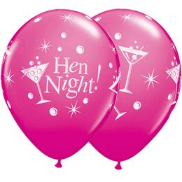 11 inch balón Hen Night Bubbly (6 ks/bal)