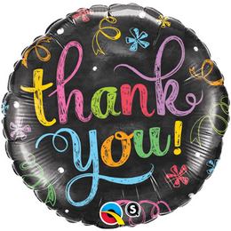18 inch fóliový balón na promóciu Thank You Chalkboard 