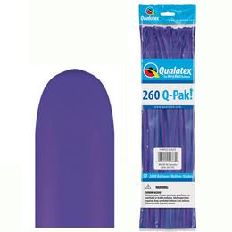 260Q Purple Violet  (Fashion) Q-Pak party modelovacie balóny (50 ks/balenie)