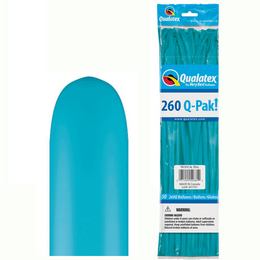 260Q Tropical Teal (Fashion) Q-Pak party modelovacie balóny (50 ks/balenie)