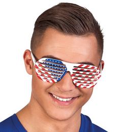 Americké mriežkované party okuliare