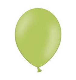 11 inch Pastel Lime Green - bledo zelený okrúhly balón (100 ks v balení)