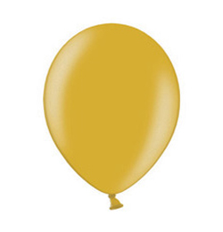 12 inch Metallic Gold - metalický zlatý okrúhly balón (100 ks v balení)