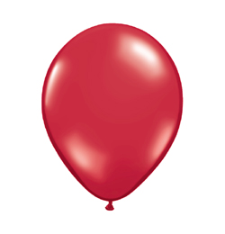 11 inch Crystal Red - kráľovský červený okrúhly balón (100 ks v balení)