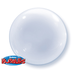 20 inch Clear - priehľadný Deco Bubble balón