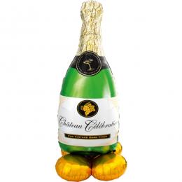 Bubbly Wine Bottle Airloonz fóliový balón fľaša 152cm
