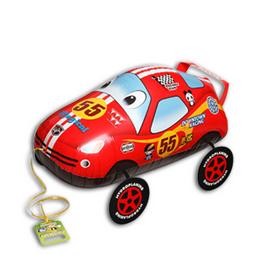 Chodiaci balón - pretekárske auto