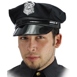 Čierna policajná čiapka