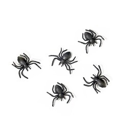 Čierne dekoračné pavúky - 3 cm, 10 ks