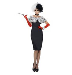 Cruella de Vil kostým, veľkosť S