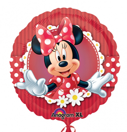 17 inch Minnie a margarétky fóliový balón