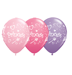 11 inch Princess Assortment balón princezna (25 ks/bal)