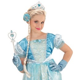 Modrý destký set doplnkov ku kostýmu princezná 