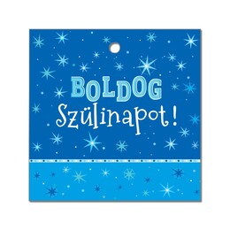 Ekologické závažie blue na balóny - Boldog Szülinapot! 10ks/bal