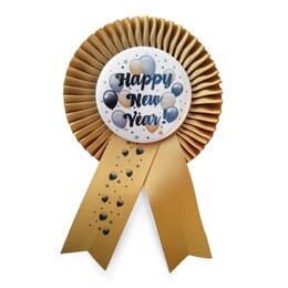 Elegantný balónikový odznak s napisom Happy New Year!