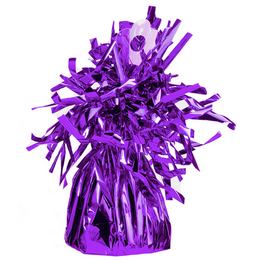 Fialové ťažítko na balón so strapcami - 170 g