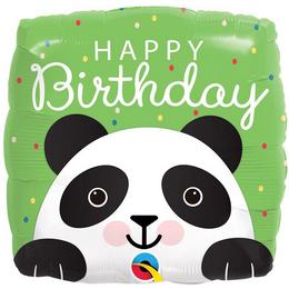 Fóliový narodeninový balón rozkošná usmievavá panda - 46 cm