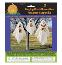 Závesné dekorácie, girlandy na Halloween
