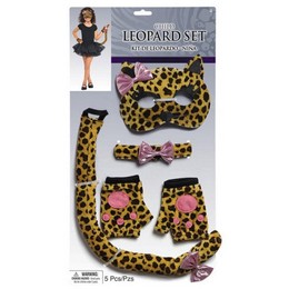 Kostýmový set leopard, 5 ks
