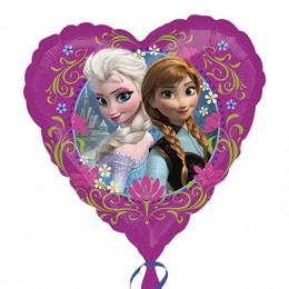 Fóliový balón - Disney Frozen Love, Ľadové kráľovstvo, 43 cm