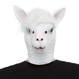 Latexová maska lama 