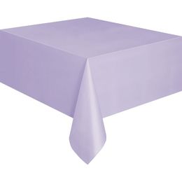 Levanduľový plastový party obrus - 1,4 m x 2,8 m