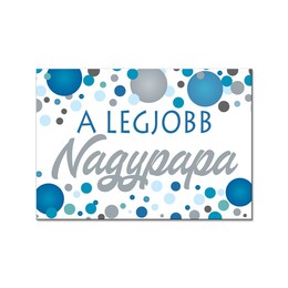 Magnetka s nápisom: A Legjobb Nagypapa! Hűtőmágnes