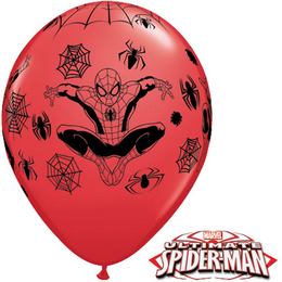 Balón - Marvel´s Spiderman, červený, 28 cm, 6 ks