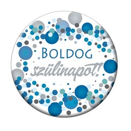 odznak po maďarsky Boldog Szülinapot! Kitűző