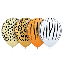 11 inch Safari Assortment balón (25 ks/bal)
