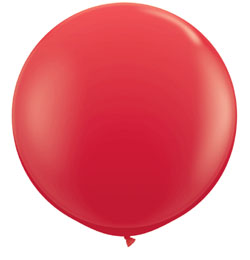 3 FT červený štandardný latexový balón (2 ks/bal)