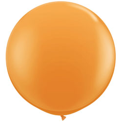 3 FT oranžový štandardný latexový balón (2 ks/bal)