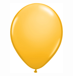 11 inch zlatožltý módny latexový balón (100 ks/bal)