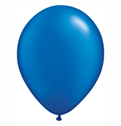 11 inch tmavo modrý perleťový latexový balón (100 ks/bal)