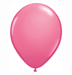 16 inch tmavo ružový módny latexový balón (10 ks/bal)