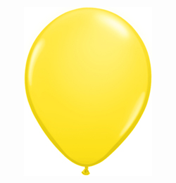 16 inch žltý štandardný latexový balón (10 ks/bal)