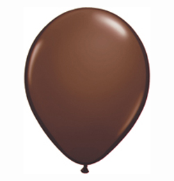 11 inch tmavo hnedý módny latexový balón (100 ks/bal)