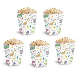 Popcornové krabice dinosasury,  5 ks 