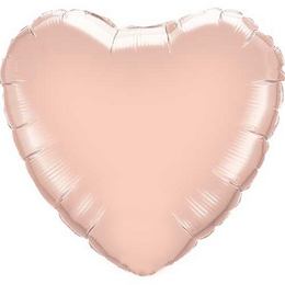 Rose Gold - ružovo -zlatý  balón v tvare srdca