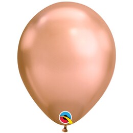 Rosegold (Chrome) latexové balóny, 28 cm, 100 ks