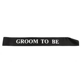 Šerpa na pánsku rozlúčku so slobodou s nápisom Groom To Be
