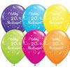 11 inch balón na narodeniny  s maďarským nápisom Boldog 20. Szülinapot Shining Star Tropical Assortment