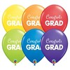 11 inch latexové balóny farebný mix promočné Congrats Grad  25ks