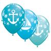 11 inch balón Nautical Sailboat & Anchor Special Assortment (25 ks/bal)