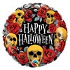 18 inch Halloween Golden Skulls Fóliový balón 46cm