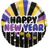 18 inch Happy New Year Silvestrovský fóliový balón 46cm
