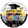 18 inch fóliový balón na promóciu Hats Off To The Graduate! 