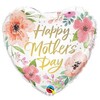 18 inch Mother's Day Pink Floral fóliový balón na deň matiek