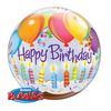 22 inch balón bubbles na narodeniny Birthday Balloons & Candles