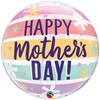 22 inch Mother's Day Pastel Stripes Bubble balón na deň matiek 56cm